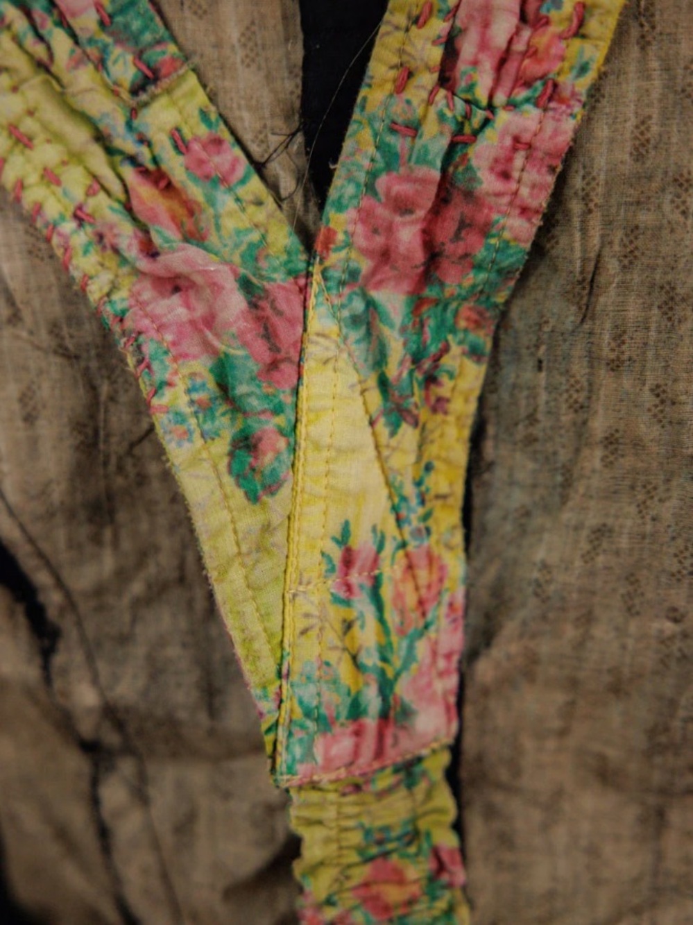 Magnolia Pear Floral 🛍️ Yellow Pink Shae Suspenders NWT - Crtsy - Picture 3 of 5